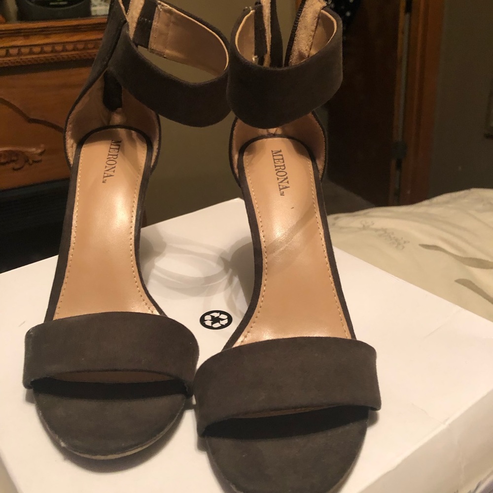 Open toe heels